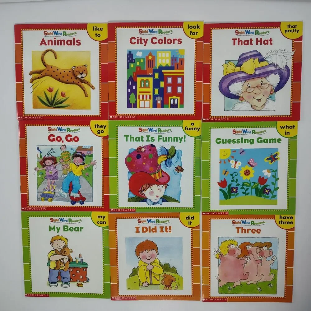 Lot Of 15 Scholastic Sight Word Readers With A Bonus Write-And-Learn Workbook